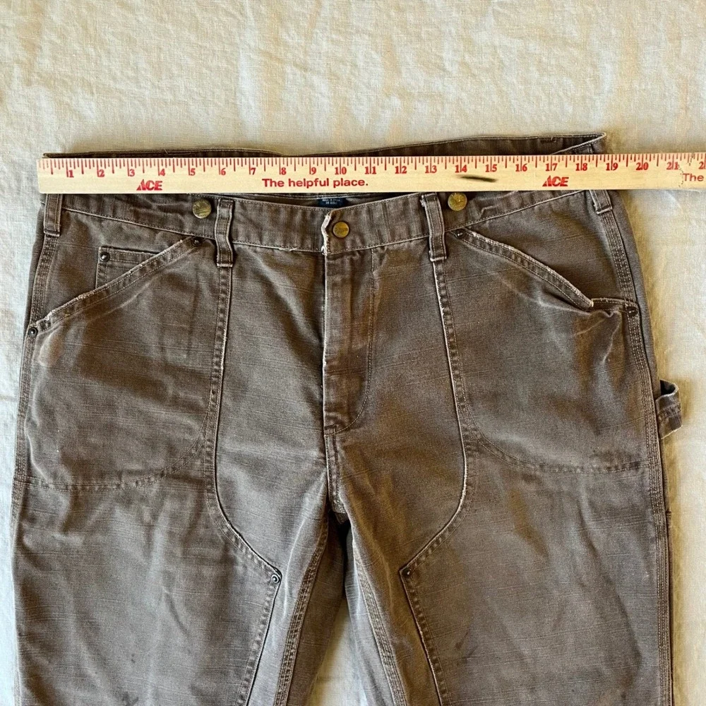 Vtg 90s Ralph Lauren Double Knee Pants RRL 38/34 Brown